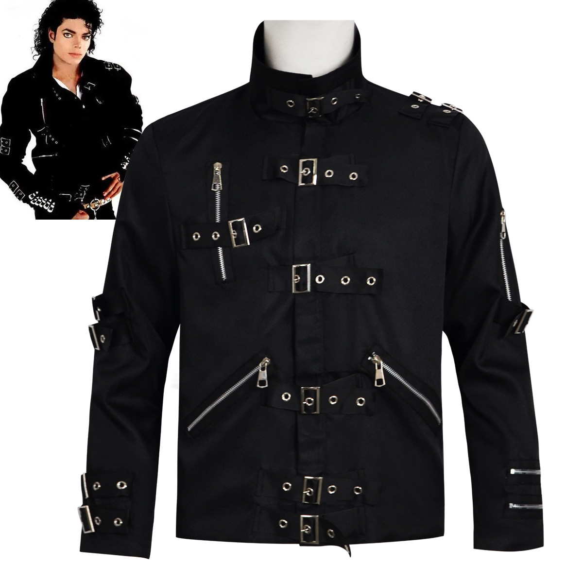 Punk Heavy Metal V8 Leather Ja - Men'S Fashion Leather Jacket recension och pris