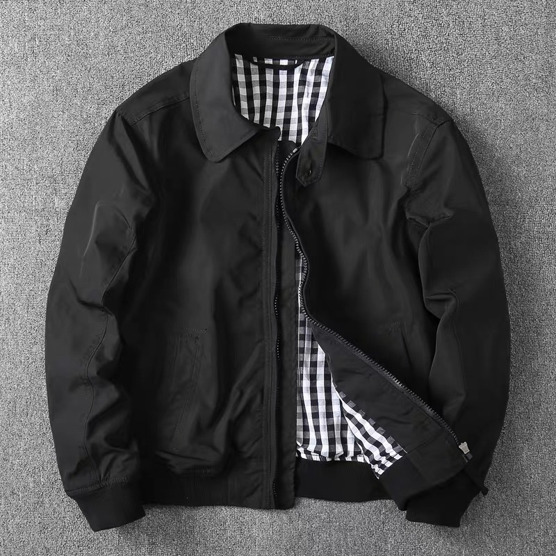 Spring Casual Solid Fashion Sl - Mens Fashion Bomber Jacket recension och pris