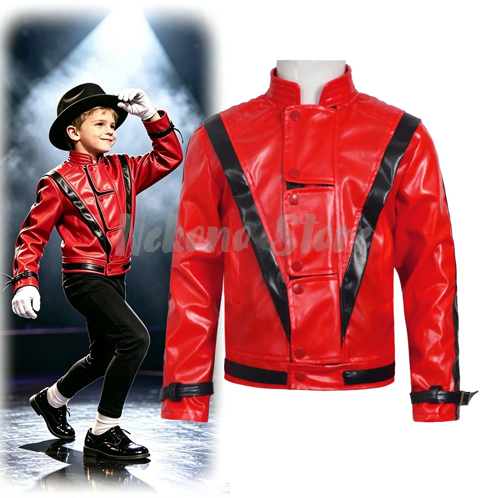 Michael Jackson Thriller Scary - Men'S Fashion Leather Jacket recension och pris