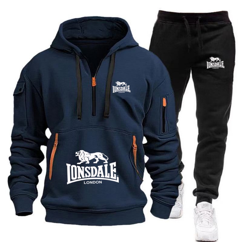 LONSDALE Men's Kangaroo Pocket - Track Suit Men recension och pris
