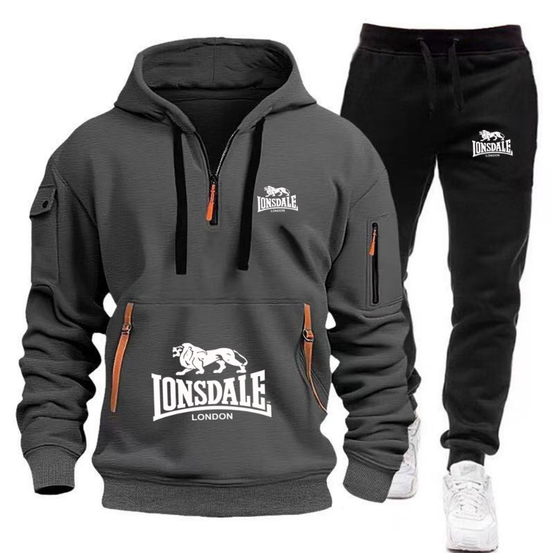 LONSDALE Men's Kangaroo Pocket - Track Suit Men recension och pris