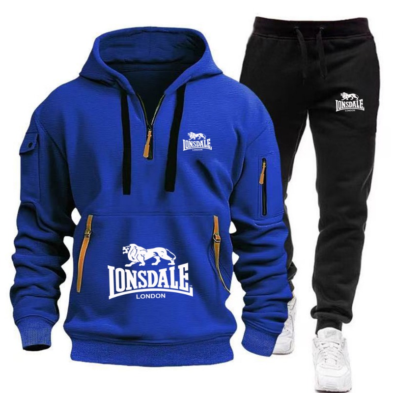 LONSDALE Men's Kangaroo Pocket - Track Suit Men recension och pris