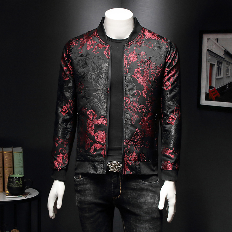 Paisley Pattern Floral Jacket  - Mens Fashion Bomber Jacket recension och pris