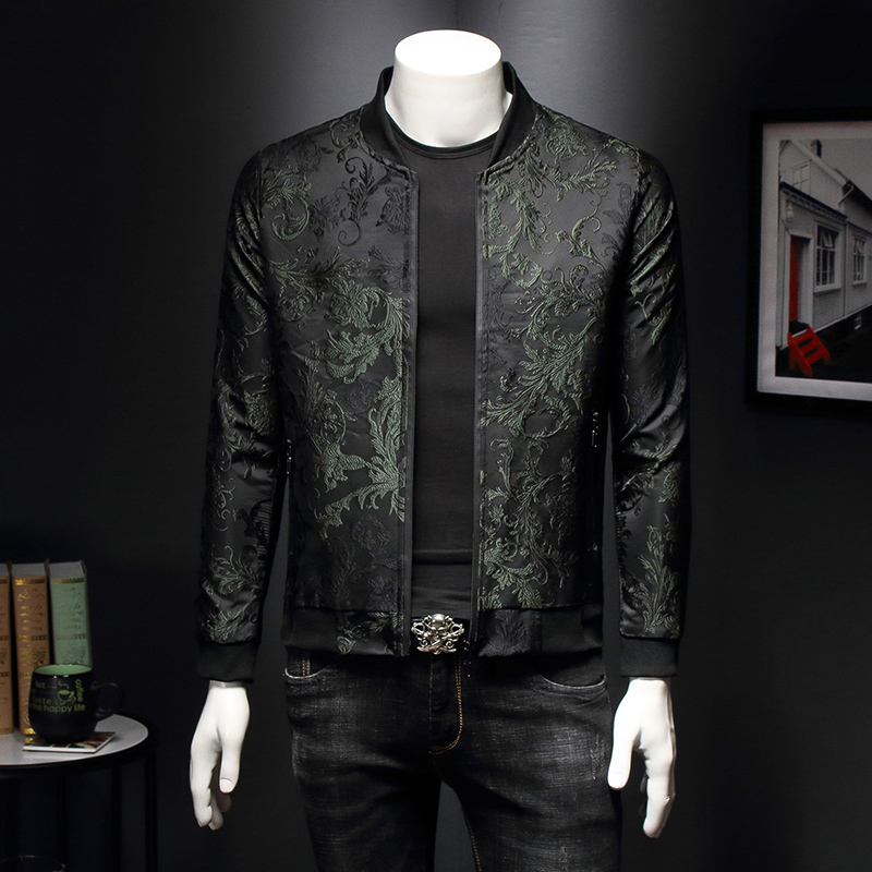 Paisley Pattern Floral Jacket  - Mens Fashion Bomber Jacket recension och pris