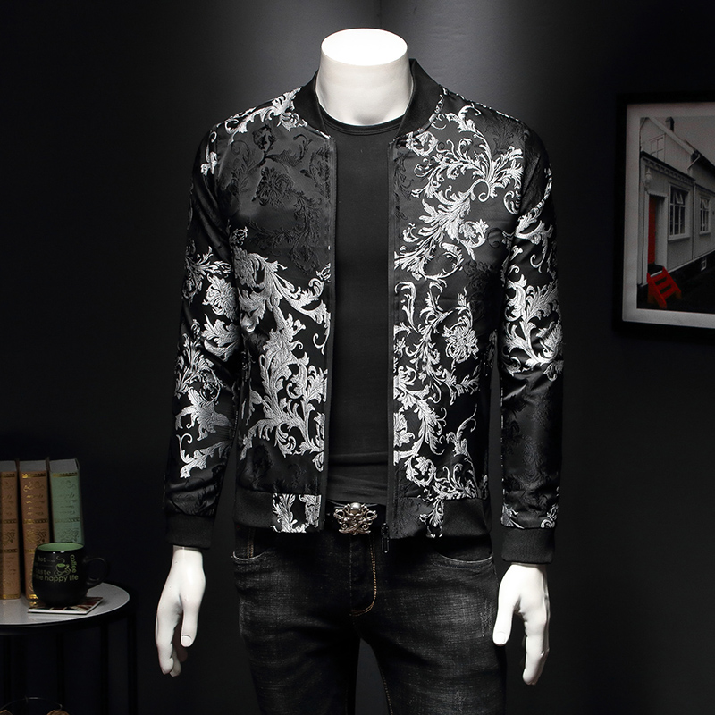 Paisley Pattern Floral Jacket  - Mens Fashion Bomber Jacket recension och pris