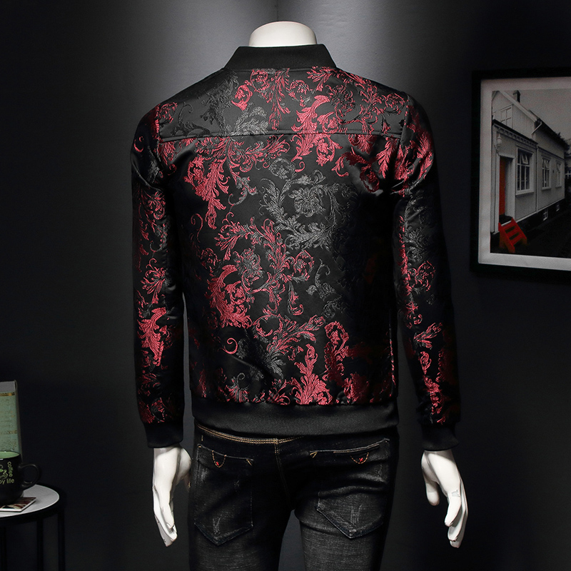 Paisley Pattern Floral Jacket  - Mens Fashion Bomber Jacket recension och pris