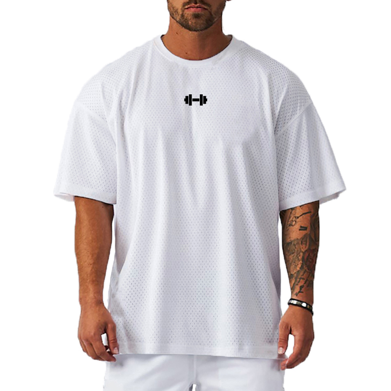 Oversized Loose Short Sleeve Q - Muscle Tee Workout recension och pris