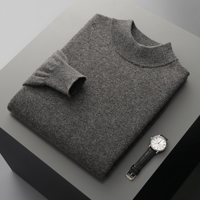 Autumn and Winter Men's Cashme - Turtleneck Sweater Men recension och pris