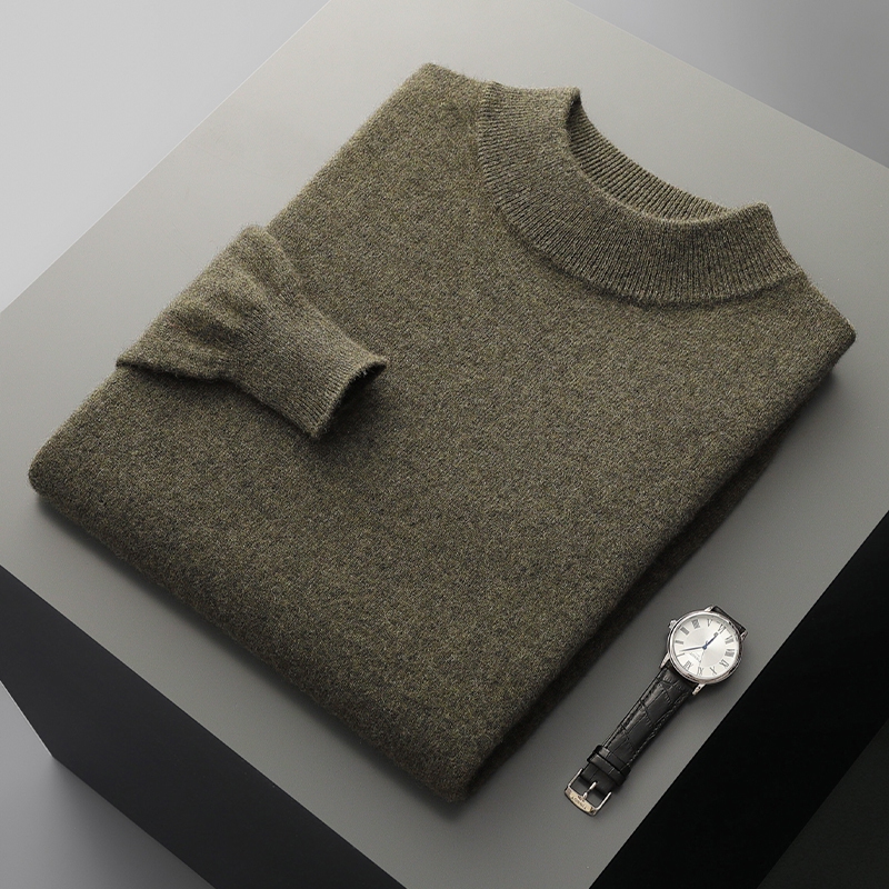 Autumn and Winter Men's Cashme - Turtleneck Sweater Men recension och pris