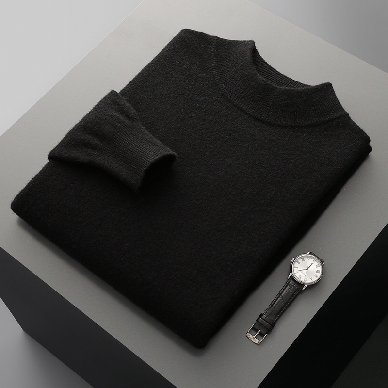 Autumn and Winter Men's Cashme - Turtleneck Sweater Men recension och pris
