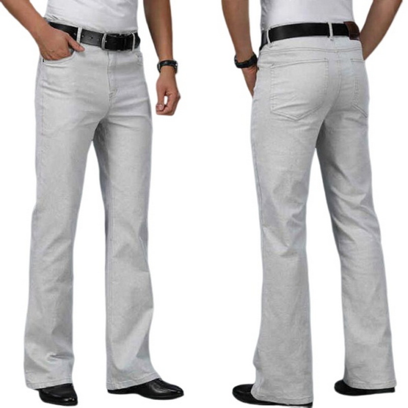 Men's Beige Loose Jeans Fashio - Men'S Fashion Jeans And Boots recension och pris