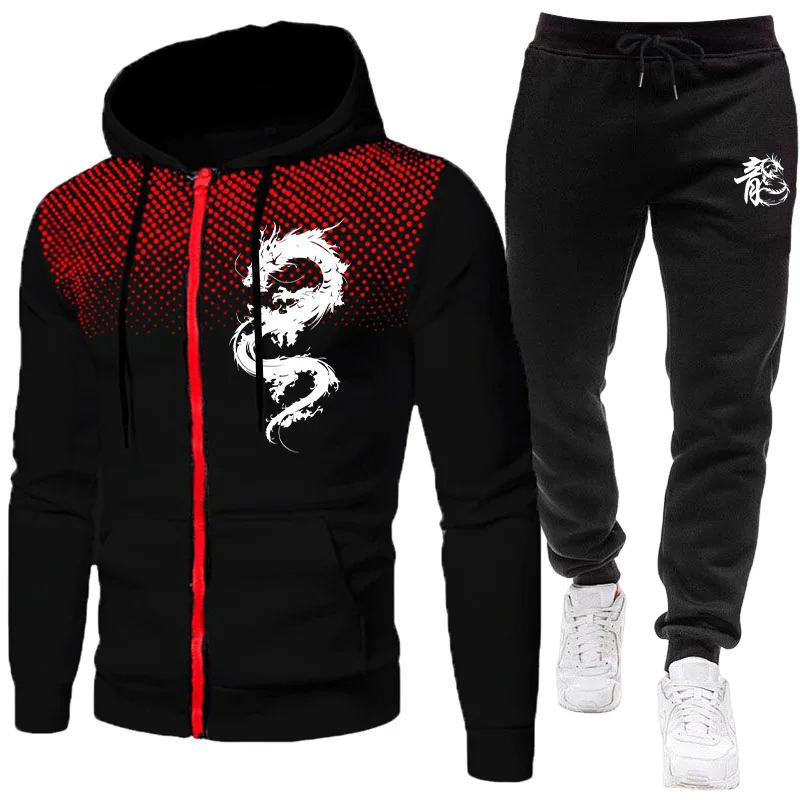 Men's Paris Dragon Pattern Fas - Mens Fashion Suits recension och pris