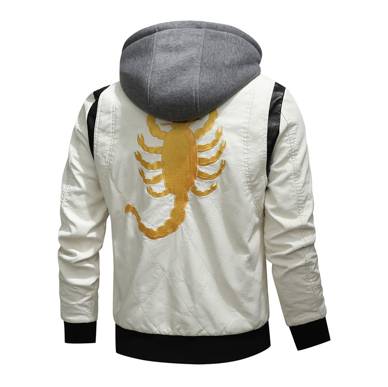 Autumn Winter Bomber Leather J - Mens Fashion Bomber Jacket recension och pris