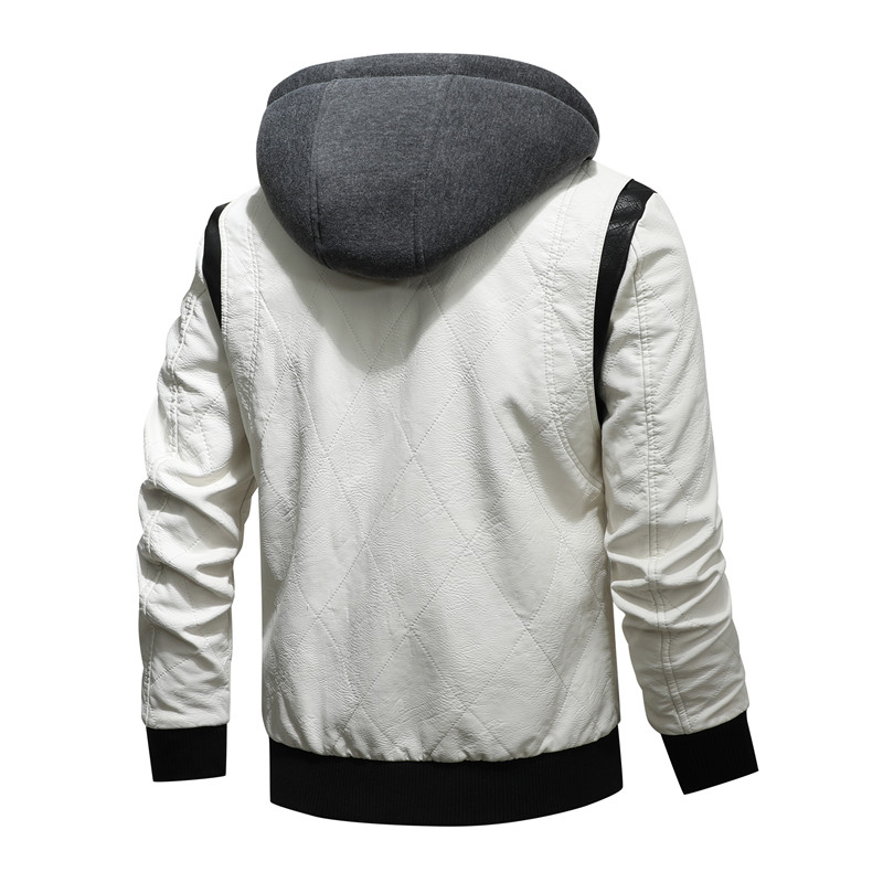 Autumn Winter Bomber Leather J - Mens Fashion Bomber Jacket recension och pris