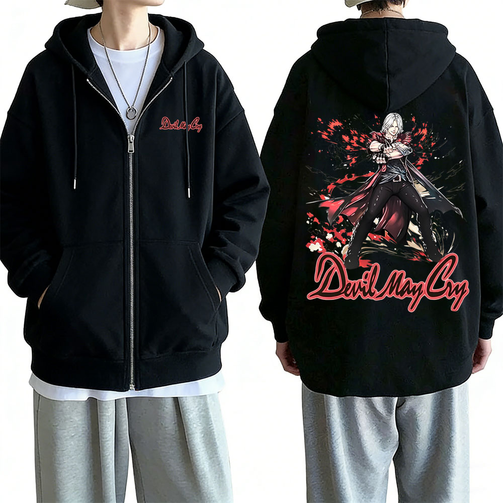 Hot Sale Game Devil May Cry Da - Mens Fashion Zip Up Hoodies recension och pris
