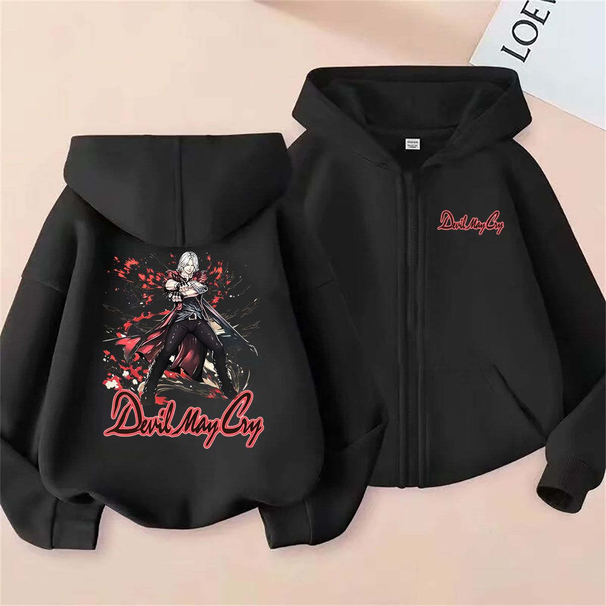 Hot Sale Game Devil May Cry Da - Mens Fashion Zip Up Hoodies recension och pris
