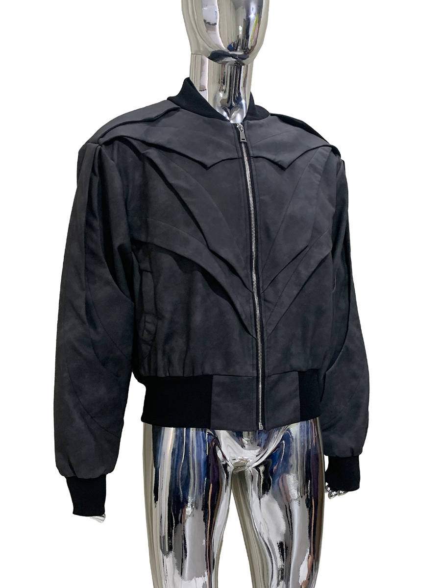 Spring Autumn Short Matte Dist - Mens Fashion Bomber Jacket recension och pris