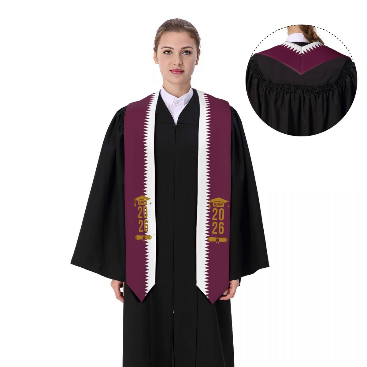 Class Of 2026 Qatar Flag Gradu - Men'S Fashion Qatar recension och pris