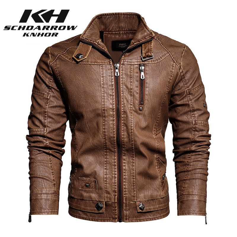 Men's Leather Jacket Autumn Wi - Mens Fashion Bomber Jacket recension och pris