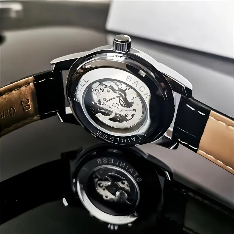 Elegant Men's Automatic Mechan - Mens Fashion Young recension och pris