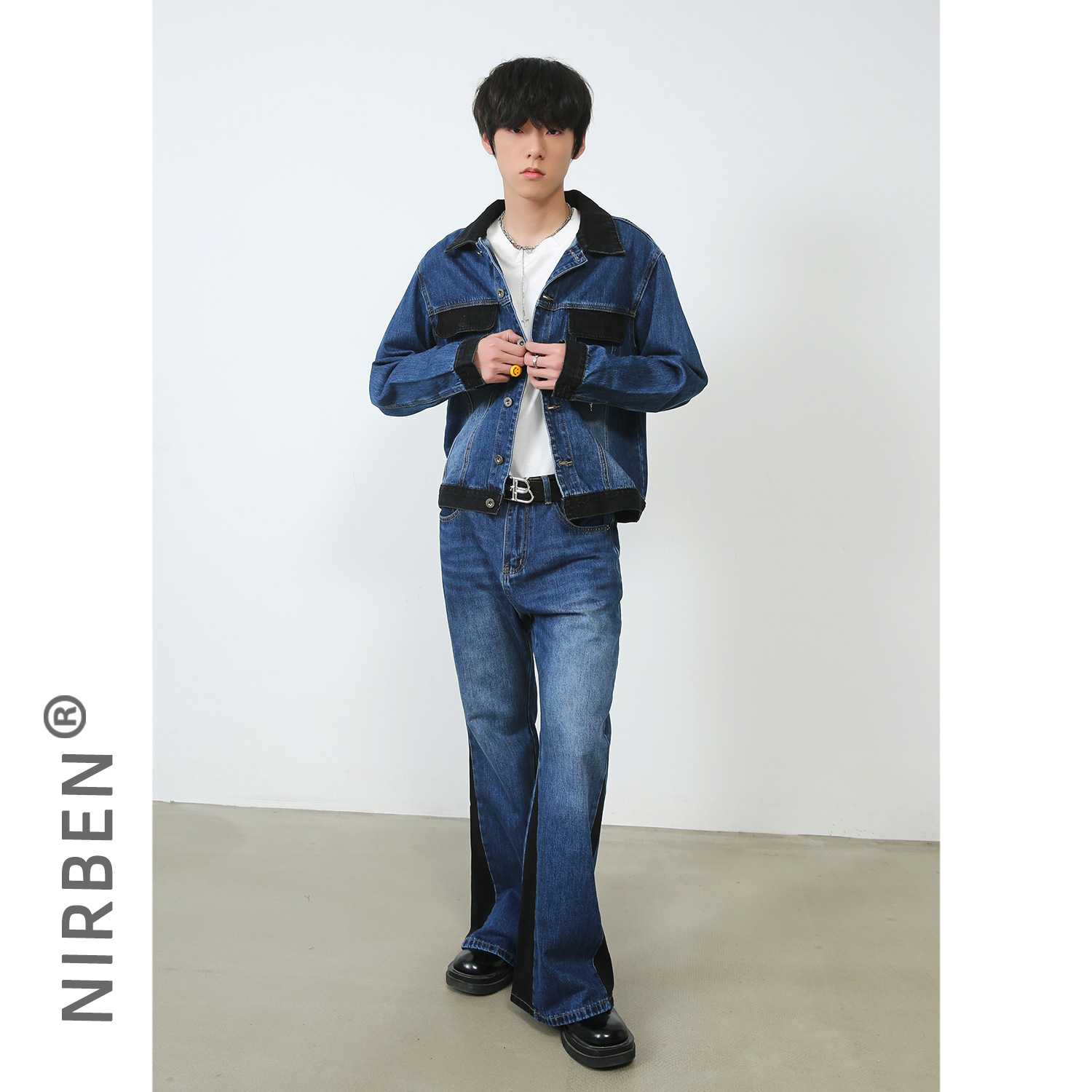 Denim New Denim Jacket Set Mal - Jacket Mens Fashion recension och pris