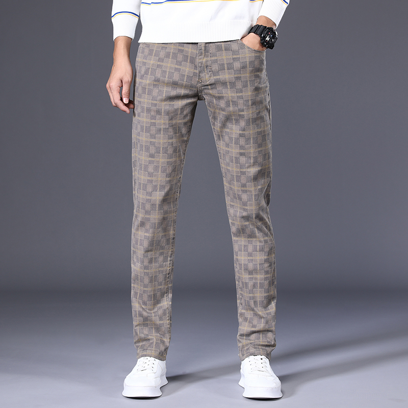 6 colors classic plaid casual  - Mens Fashion Young recension och pris