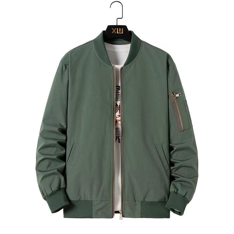 New Arrival Rib Sleeve Cotton  - Mens Fashion Bomber Jacket recension och pris