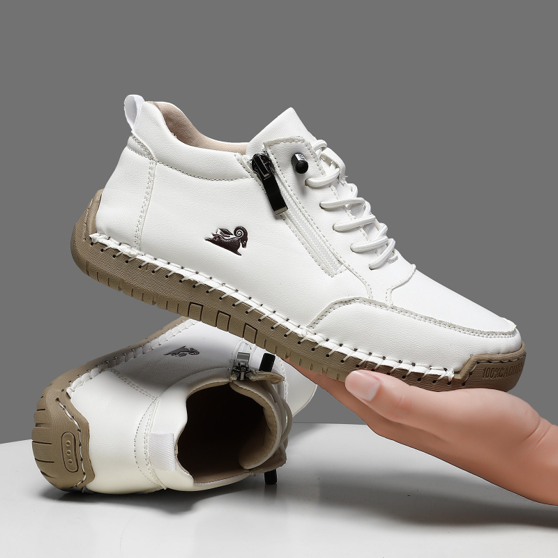 Women's Sneakers Handmade Leat - Mens Fashion Modern recension och pris