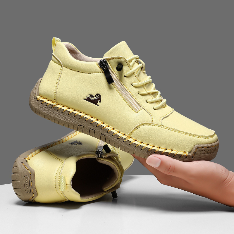 Women's Sneakers Handmade Leat - Mens Fashion Modern recension och pris