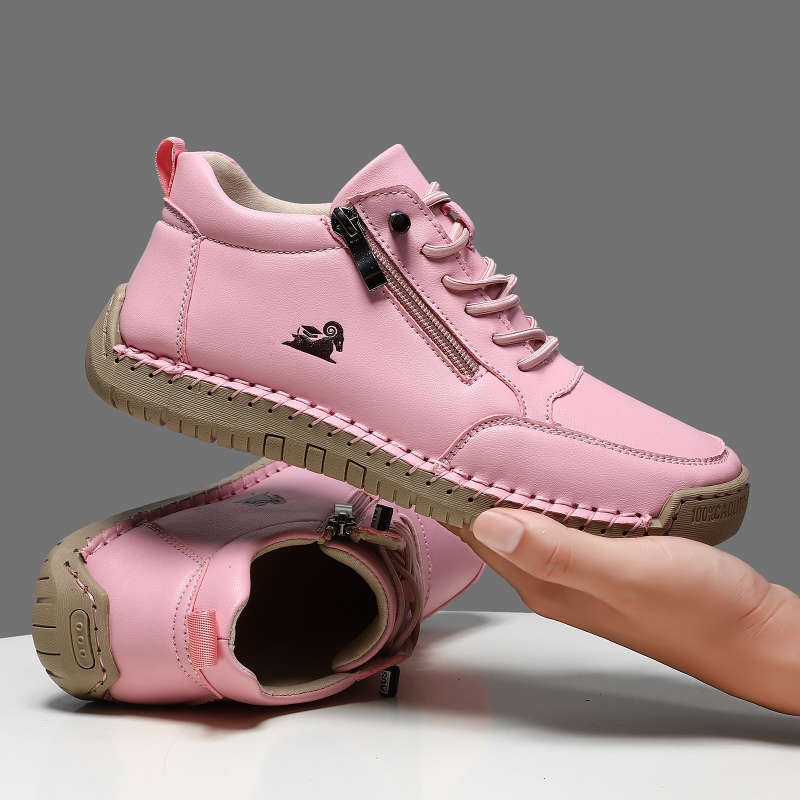 Women's Sneakers Handmade Leat - Mens Fashion Modern recension och pris