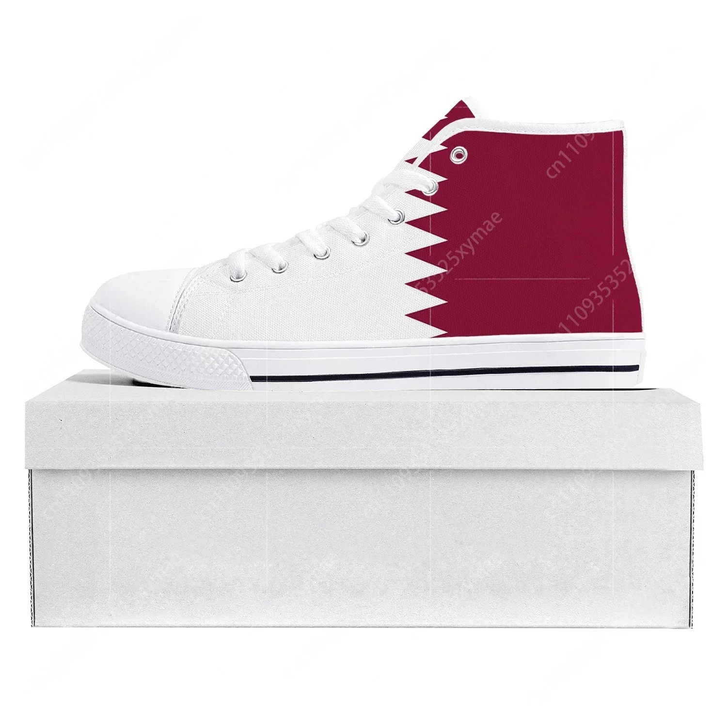 Qatar Flag High Top High Quali - Men'S Fashion Qatar recension och pris