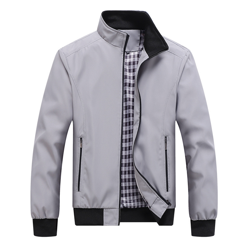 New Spring Autumn Casual Solid - Mens Fashion Bomber Jacket recension och pris