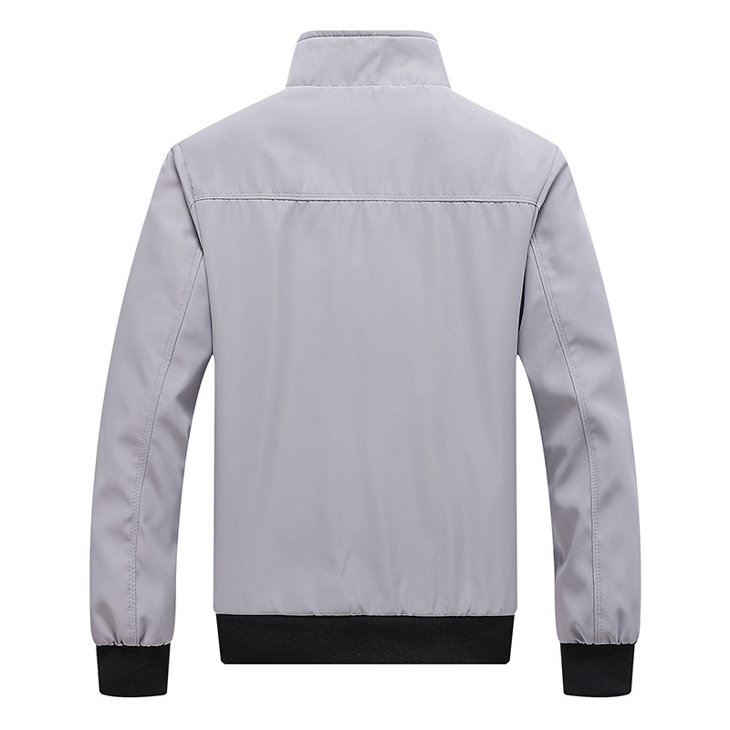 New Spring Autumn Casual Solid - Mens Fashion Bomber Jacket recension och pris