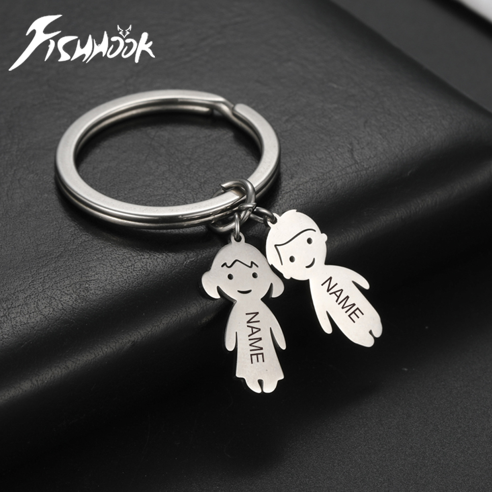 Personalized Keychain Custom N - Men'S Fashion Gold Chain recension och pris
