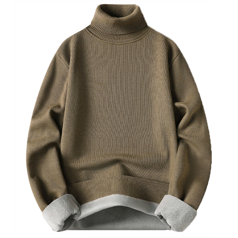 Mens Turtleneck Sweater Fleece - Turtleneck Sweater Men recension och pris