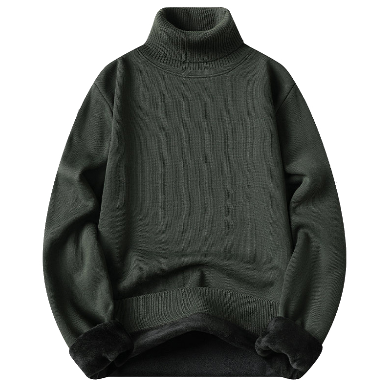 Mens Turtleneck Sweater Fleece - Turtleneck Sweater Men recension och pris